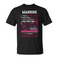 Manning Name Manning T-Shirt