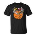 Maryland Crab State Pride Flag Gift - Basketball & Blue Crab Unisex T-Shirt