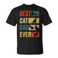 Mens Best Cat Dad Ever Funny Fathers Day Gifts 461 Trending Shirt Unisex T-Shirt