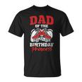 Mens Dad Of Birthday Princess Roller Skating Derby Roller Skate Unisex T-Shirt