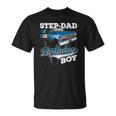 Mens Step-Dad Of The Birthday Boy Monster Truck Birthday Unisex T-Shirt