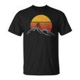 Mountain Bike Vintage Sunset Design Graphic 235 Trending Shirt Unisex T-Shirt