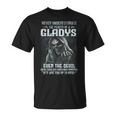 Never Underestimate The Power Of An Gladys Even The Devil V8 Unisex T-Shirt