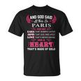 Paris Name And God Said Let There Be Paris T-Shirt