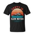 Party In Slow Motion Vintage Funny Boating Boating Gifts Unisex T-Shirt