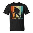 Retro Camping I Hate People Unisex T-Shirt