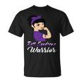 Rett Syndrome Warrior Purple Women Purple Ribbon Rett Syndrome Rett Syndrome Awareness Unisex T-Shirt