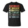 Save Rescue Recycled Plant Clean Care V2 Unisex T-Shirt