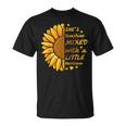 Shes Sunshine Mixed With A Littles Hurricane Sunflower T-shirt