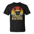 Vintage Best Frenchie Dad Ever Fathers Day 90 Shirt Unisex T-Shirt