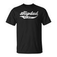 Vintage Fathers Day Promoted To Step Dad Est 2021 Father Unisex T-Shirt
