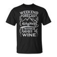 Weekend Forecast Mountain Camper 11 Shirt Unisex T-Shirt