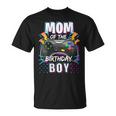 Womens Mom Of The Birthday Boy Matching Video Gamer Birthday Party V3 Unisex T-Shirt