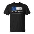 Womens Ultra Maga Us Flag Top American Ultra Mega Unisex T-Shirt