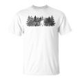 Bigfoot In The Forest Unisex T-Shirt