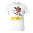 Bigfoot Unicorn Sasquatch Tee Men Women Kids Gift Unisex T-Shirt