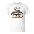 Cereal Killer Food Pun Humor Costume Funny Halloween Gifts Unisex T-Shirt