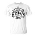 Copy Of 50Th Birthday Born 1972 Vintage Unisex T-Shirt