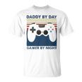 Daddy By Day Gamer By Night 250 Shirt Unisex T-Shirt