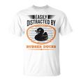 Easily Distracted By Rubber Ducks Duck Unisex T-Shirt