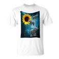 Elephant - Sunflower You Are My Sunshine Unisex T-Shirt