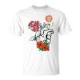 Flower Heart Spring Happy Unisex T-Shirt