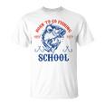 Funny Born To Go Fishing Bass Fish Fisherman Boys Kids Unisex T-Shirt