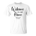 Funny Housewarming Home Accessories Welcome Please Leave By 9 Pm Sleeveless Top 435 Trending Shirt Unisex T-Shirt