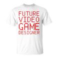 Future Video Game Designer Kids Unisex T-Shirt