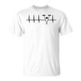 Heartbeat Curling Tshirt Cool Funny Nerdy Comic Graphic Curling Curling Player Curling Pla V2 Unisex T-Shirt