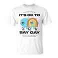 Its Ok To Say Gay Florida Lgbt Gay Pride Protect Trans Kids Unisex T-Shirt