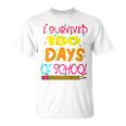 Kids Funny I Survived 180 Days Of School Last Day Of School Unisex T-Shirt