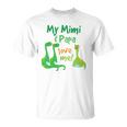 Kids My Mimi And Papa Love Me Dinosaur Grandson Unisex T-Shirt