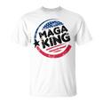 Maga King American Flag Red Blue Usa Lover Gift Unisex T-Shirt