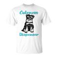 Miniature Schnauzer At Home Cuteness Dispenser Multi Tasking Dog Unisex T-Shirt