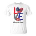 Oncology Nurse Rn 4Th Of July Independence Day American Flag Unisex T-Shirt