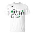 One Lucky Dad Funny St Patrick Day Unisex T-Shirt