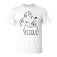 Rescue Dog Pitbull Rescue Mom Adopt Dont Shop Pittie Raglan Baseball Tee T-shirt