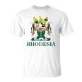 Rhodesia Coat Of Arms Zimbabwe Funny South Africa Pride Gift Unisex T-Shirt