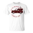 Special Delivery Valentines Car Red Plaid Unisex T-Shirt