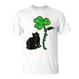 St Patricks Day Black Cat My Lucky Charm Unisex T-Shirt