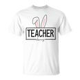 Teacher Bunny Easter Unisex T-Shirt