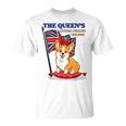 The Queen’S Platinum Jubilee 1952-2022 Corgi Union Jack Unisex T-Shirt