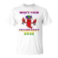 Whos Your Crawdaddy Crawfish Flag Mardi Gras Kids Men Women Unisex T-Shirt