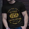 1956 October Birthday 1956 October Limited Edition T-Shirt Gifts for Him