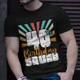 40Th Birthday Squad Vintage Retro Funny 40 Year Old Birthday Unisex T-Shirt Gifts for Him