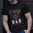 4Th Of July American Flag Dad Unisex T-Shirt Gifts for Him