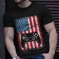 4Th Of July Video Game Gamer Kids Boys Men Usa Unisex T-Shirt Gifts for Him