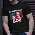 All American Boy Usa Flag Distressed 4Th Of July Unisex T-Shirt Gifts for Him