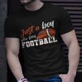 American Football Player Just A Boy Who Loves Football T-shirt Gifts for Him